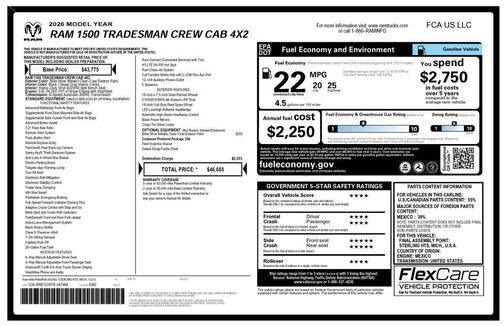 2026 RAM 1500 Tradesman