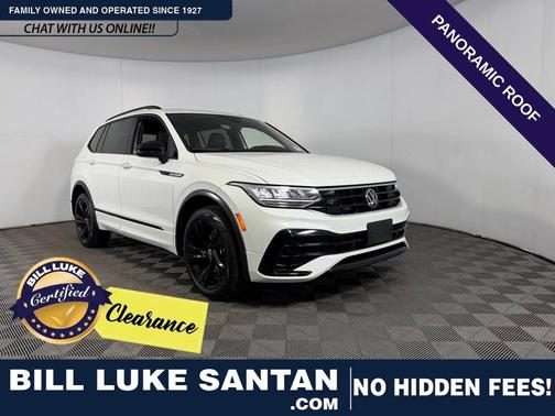 Opal White 2024 Volkswagen Tiguan 2.0T SE R-Line Black