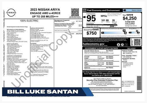 Boulder Gray Pearl 2023 Nissan ARIYA ENGAGE
