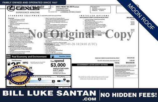 2023 Lexus NX 350 Premium