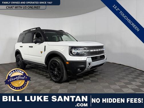 Oxford White 2025 Ford Bronco Sport Badlands