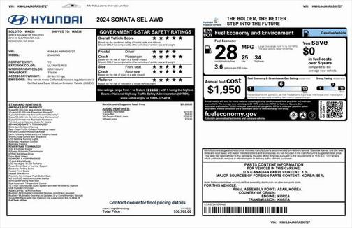2024 Hyundai SONATA SEL