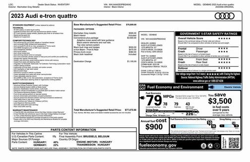 2023 Audi e-tron Premium quattro