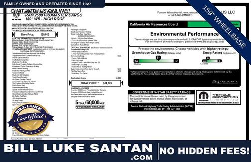 2025 RAM ProMaster 2500 Tradesman