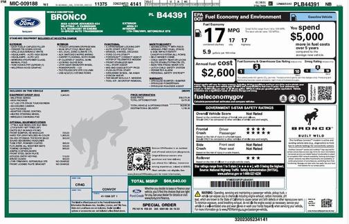 2023 Ford Bronco Wildtrak