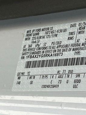 2024 Ford Transit-350 XLT