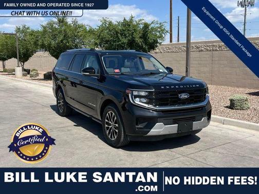 Black Metallic 2025 Ford Expedition Max Platinum