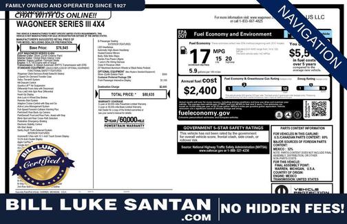 2022 Jeep Wagoneer Series III 4x4