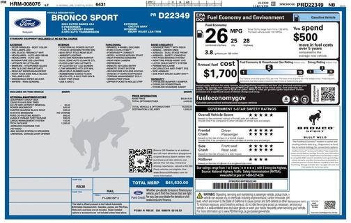 2023 Ford Bronco Sport Outer Banks