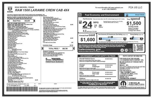 2022 RAM 1500 Laramie