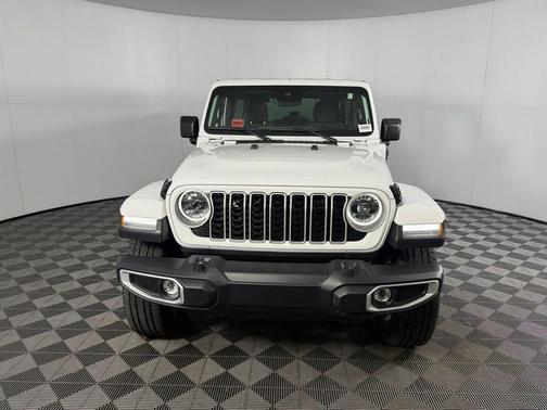 Bright White Clearcoat 2025 Jeep Wrangler 4xe Sahara