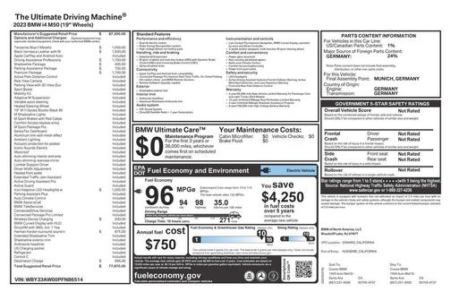 2023 BMW i4 Gran Coupe M50