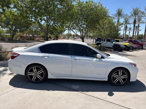 White Orchid Pearl 2017 Honda Accord Sport