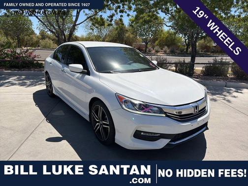 White Orchid Pearl 2017 Honda Accord Sport
