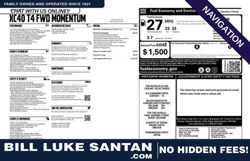 2020 Volvo XC40 T4 Momentum