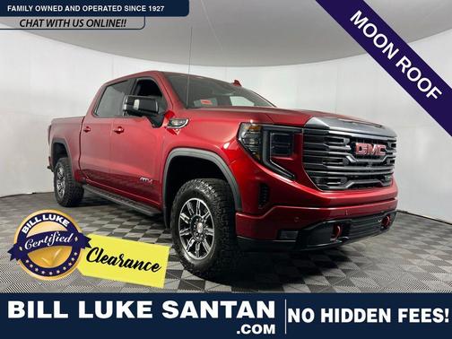 Volcanic Red Tintcoat 2024 GMC Sierra 1500 AT4