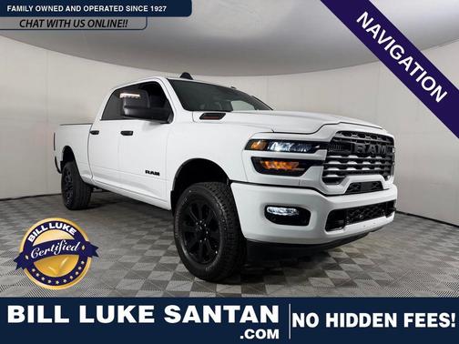 Bright White Clearcoat 2025 RAM 2500 Big Horn Crew Cab 4x4 6'4' Box