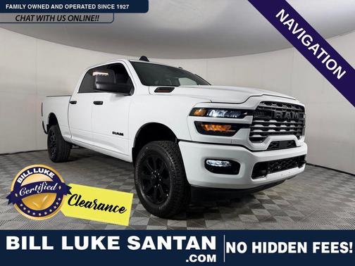 Bright White Clearcoat 2025 RAM 2500 Big Horn Crew Cab 4x4 6'4' Box