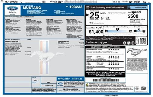 2022 Ford Mustang EcoBoost Premium