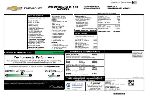 2023 Chevrolet Express 3500 RWD 3500 Extended Wheelbase LS