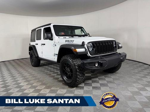 Bright White Clearcoat 2025 Jeep Wrangler 4xe Willys