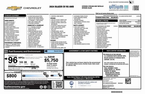 2024 Chevrolet Blazer EV eAWD RS