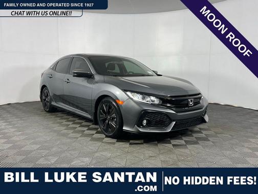 Gray 2018 Honda Civic EX