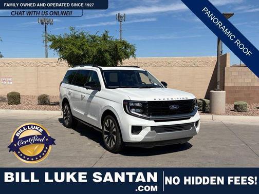 White Metallic 2025 Ford Expedition Platinum