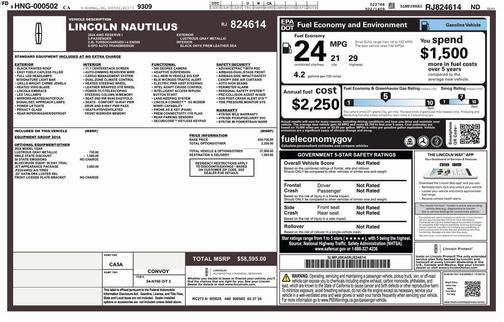 2024 Lincoln Nautilus Reserve