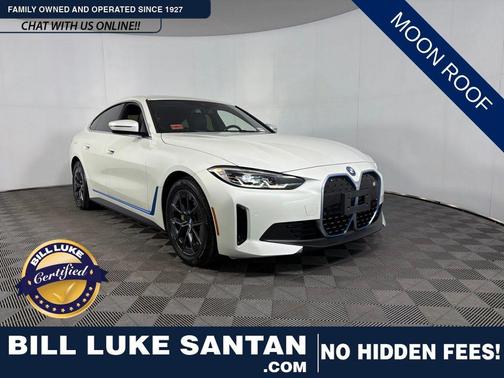 Mineral White Metallic 2023 BMW i4 Gran Coupe eDrive40