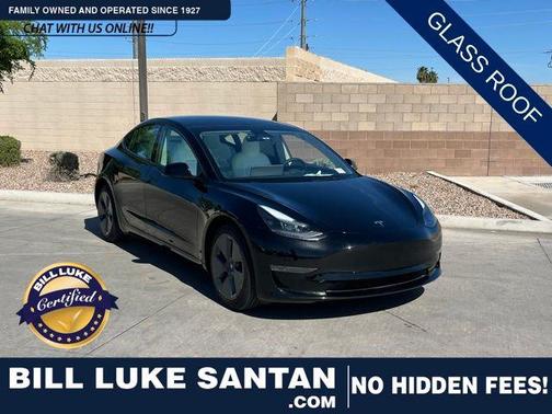 Solid Black 2023 Tesla Model 3 Standard Range