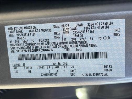 2023 Ford F-150 Lariat