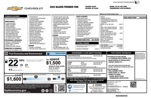 2022 Chevrolet Blazer Premier