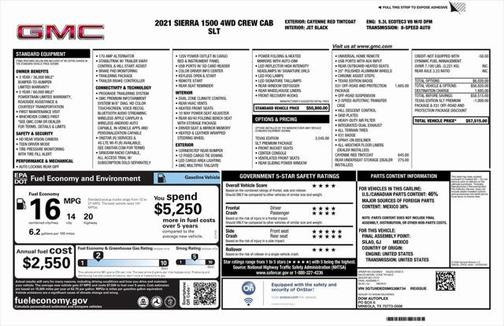2021 GMC Sierra 1500 SLT