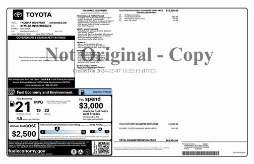 2025 Toyota Tacoma TRD Off-Road