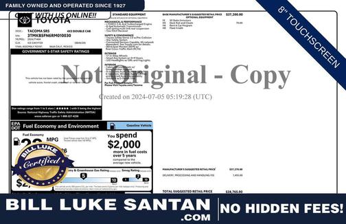 2024 Toyota Tacoma SR5