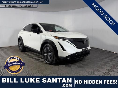 White Pearl 2024 Nissan ARIYA EVOLVE+