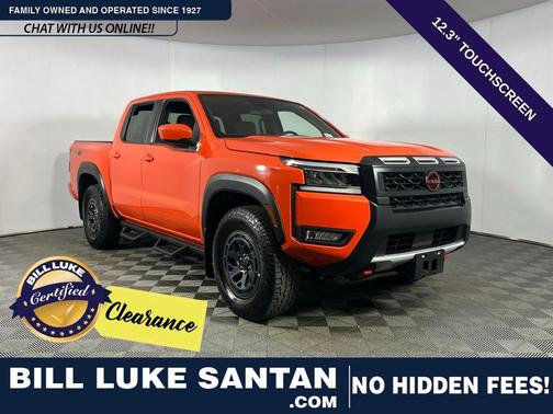 Afterburn Orange 2025 Nissan Frontier PRO-4X