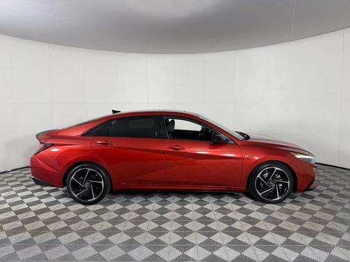 Lava Orange 2022 Hyundai ELANTRA N Line