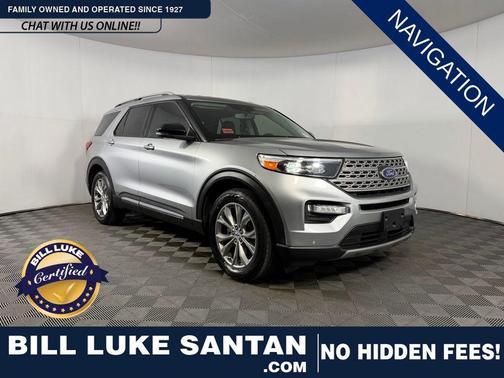 Silver Metallic 2023 Ford Explorer Limited