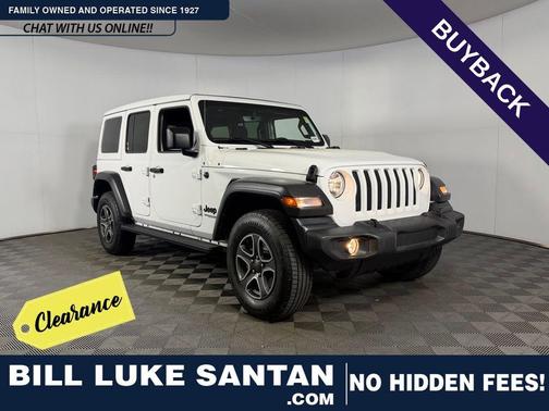 Bright White Clearcoat 2022 Jeep Wrangler Unlimited Sport