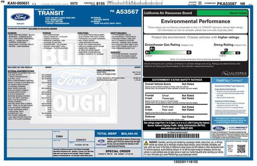 2023 Ford E-Transit T-350 Medium Roof