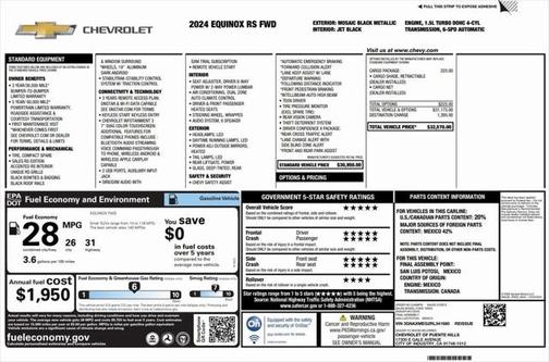 2024 Chevrolet Equinox FWD RS