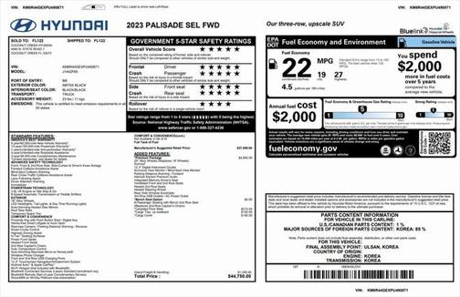 2023 Hyundai PALISADE SEL