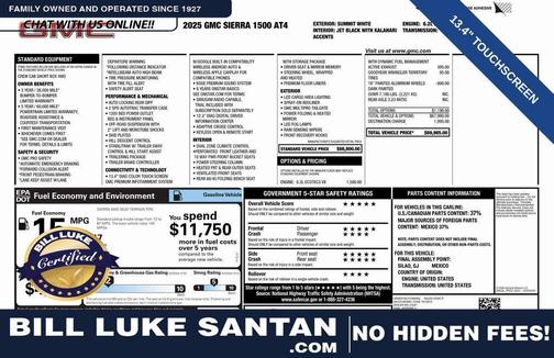 2025 GMC Sierra 1500 AT4