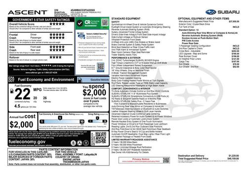 2023 Subaru Ascent Premium 7-Passenger