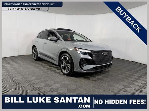 Pebble Gray 2024 Audi Q4 e-tron Premium Plus 55 quattro