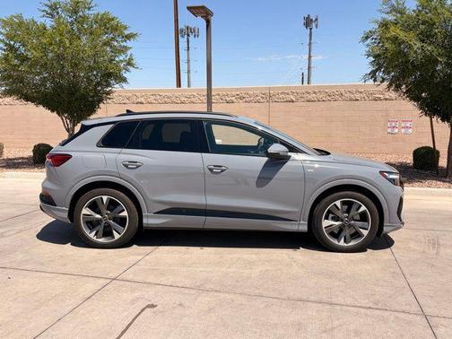 Pebble Gray 2024 Audi Q4 e-tron Premium Plus 55 quattro
