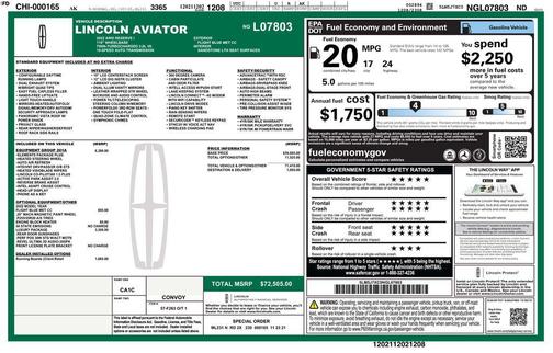 2022 Lincoln Aviator Reserve AWD