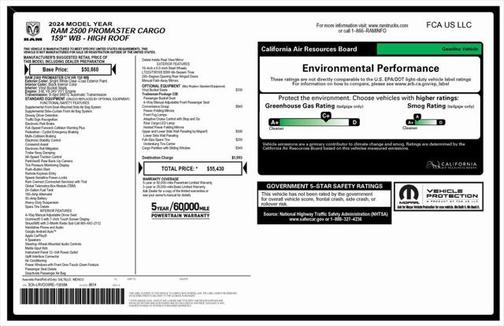 2024 RAM ProMaster 2500 Tradesman